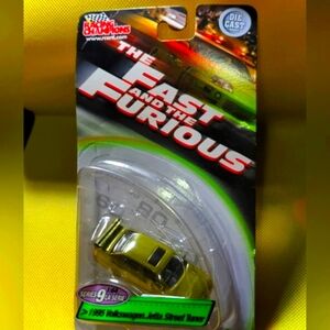 1995 Racing Champions "Fast and the Furious"  Volkswagen Jetta Green 1:64 …